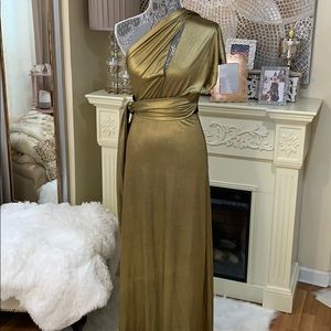 Gold w/ Black Lining  multi-purpose Dress 👗